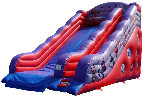 Action Hero's Fansastic Four Giant Fairgorund Fun Fair Event Mega Slide