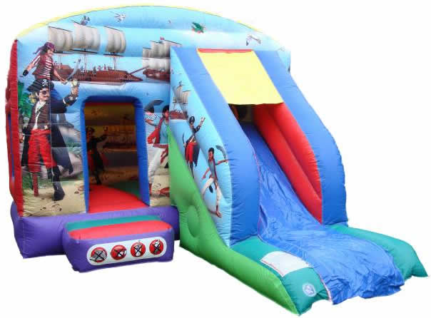 12x18ft Pirates of the Caribbean - Bounce And Slide Bouncy Castle