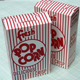 Box's of fresh pop corn